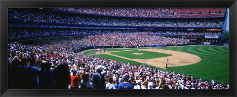 Framed Shea Stadium, New York Print