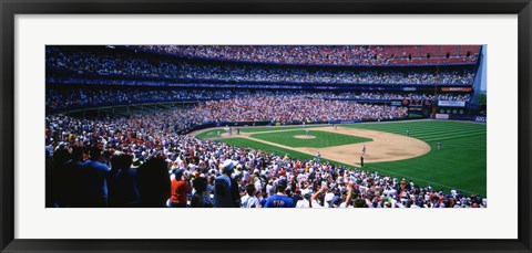 Framed Shea Stadium, New York Print