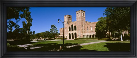 Framed Facade of a building, Royce Hall, City of Los Angeles, California, USA Print
