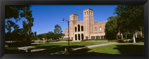 Framed Facade of a building, Royce Hall, City of Los Angeles, California, USA Print