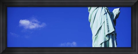 Framed Mid section view of a statue, Statue of Liberty, Liberty State Park, Liberty Island, New York City, New York State, USA Print
