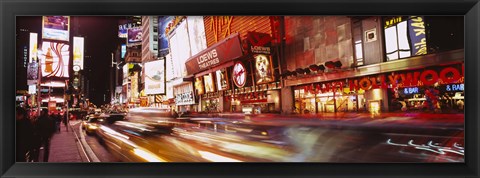 Framed Times Square at Nigth, Manhattan Print