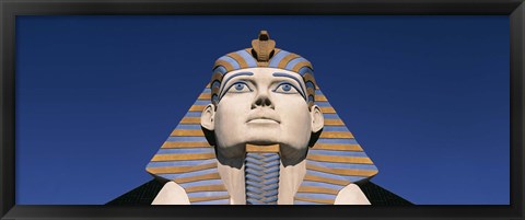 Framed Low angle view of a sphinx, Luxor Hotel Sphinx, Las Vegas, Nevada, USA Print