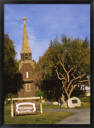 Framed Low angle view of a church, The Little Church of the West, Las Vegas, Nevada, USA Print