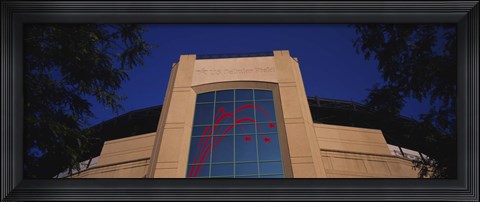 Framed Low angle view of a building, U.S. Cellular Field, Chicago White Sox, Chicago, Illinois Print