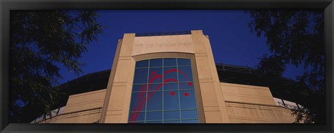 Framed Low angle view of a building, U.S. Cellular Field, Chicago White Sox, Chicago, Illinois Print