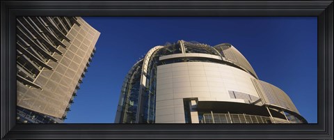 Framed Low angle view of a city hall, Downtown San Jose, Silicon Valley, California Print