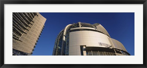 Framed Low angle view of a city hall, Downtown San Jose, Silicon Valley, California Print