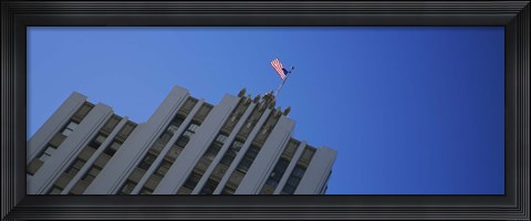 Framed Low angle view of an office building, Downtown San Jose, San Jose, Silicon Valley, Santa Clara County, California, USA Print