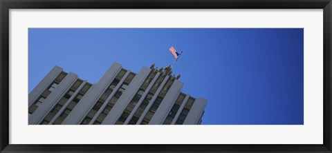 Framed Low angle view of an office building, Downtown San Jose, San Jose, Silicon Valley, Santa Clara County, California, USA Print