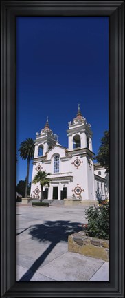 Framed Facade of a cathedral, Portuguese Cathedral, San Jose, Silicon Valley, Santa Clara County, California, USA Print