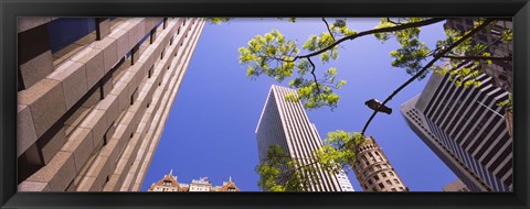 Framed Low angle view of buildings in a city, San Francisco, California, USA Print