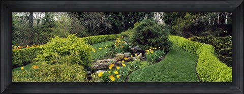 Framed Ladew Topiary Gardens, Monkton, Baltimore County, Maryland Print