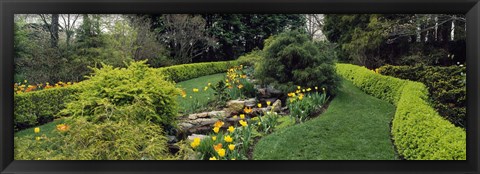 Framed Ladew Topiary Gardens, Monkton, Baltimore County, Maryland Print