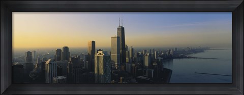 Framed Buildings in Chicago, Illinois Print