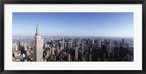 Framed Empire State Building, Manhattan, New York City, New York State, USA Print