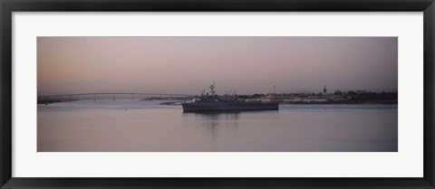 Framed Coronado Bridge, San Diego, California, USA Print