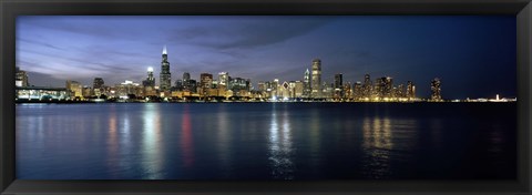 Framed City at the waterfront, Chicago, Cook County, Illinois, USA Print