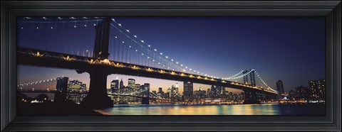 Framed Manhattan Bridge, New York City Print