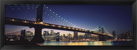 Framed Manhattan Bridge, New York City Print