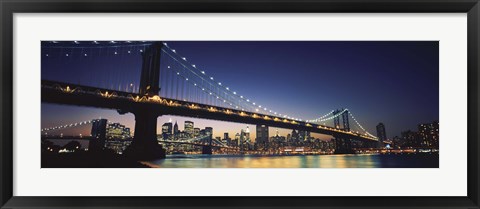 Framed Manhattan Bridge, New York City Print