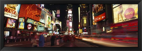 Framed Buildings in a city, Broadway, Times Square, Midtown Manhattan, Manhattan, New York City Print