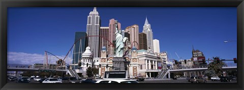 Framed New York New York Hotel, The Las Vegas Strip Print