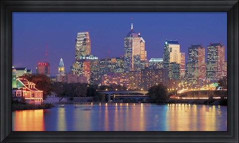 Framed Philadelphia, Pennsylvania Print
