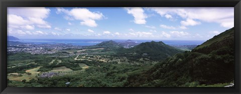 Framed Kaneohe, Oahu, Hawaii Print