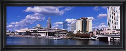 Framed Buildings at the coast, Tampa, Hillsborough County, Florida, USA Print