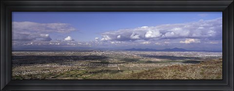 Framed Clouds over a landscape, South Mountain Park, Phoenix, Maricopa County, Arizona, USA Print