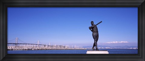 Framed San Francisco Bay, Bay Bridge, San Francisco, California, USA Print