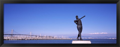 Framed San Francisco Bay, Bay Bridge, San Francisco, California, USA Print