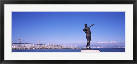 Framed San Francisco Bay, Bay Bridge, San Francisco, California, USA Print