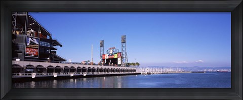 Framed Baseball park at the waterfront, AT&amp;T Park, San Francisco, California, USA Print