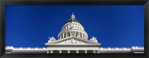 Framed Dome of California State Capitol Building, Sacramento, California Print