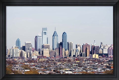 Framed Center City, Philadelphia, Pennsylvania Print