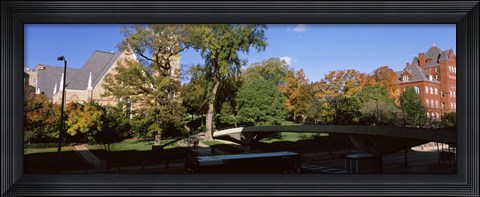 Framed Music and Science Hall, Park Street, University of Wisconsin, Madison, Dane County, Wisconsin, USA Print