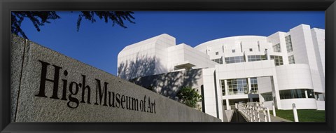 Framed Facade of an art museum, High Museum of Art, Atlanta, Fulton County, Georgia, USA Print