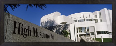 Framed Facade of an art museum, High Museum of Art, Atlanta, Fulton County, Georgia, USA Print