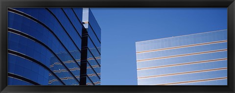 Framed Skyscrapers in a city, Midtown plaza, Atlanta, Fulton County, Georgia, USA Print