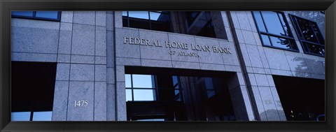 Framed Facade of a bank building, Federal Home Loan Bank, Atlanta, Fulton County, Georgia, USA Print