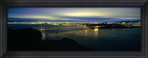 Framed Golden Gate Bridge, San Francisco Bay Print