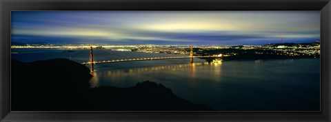 Framed Golden Gate Bridge, San Francisco Bay Print