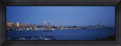 Framed View of New York City from Hamilton Park, New York State Print