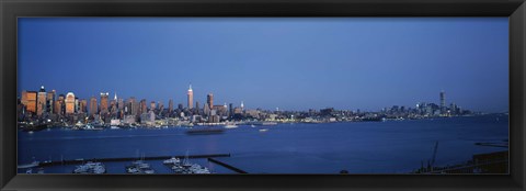 Framed View of New York City from Hamilton Park, New York State Print