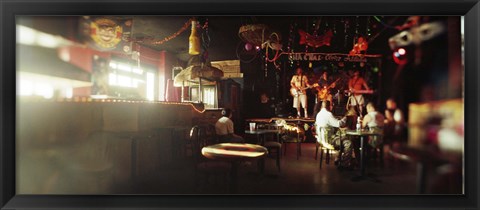 Framed People in a restaurant, Cha Cha Lounge, Coney Island, Brooklyn, New York City, New York State, USA Print