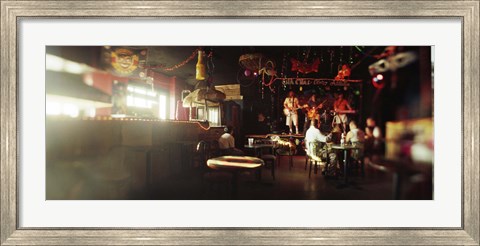 Framed People in a restaurant, Cha Cha Lounge, Coney Island, Brooklyn, New York City, New York State, USA Print