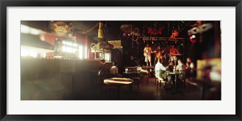 Framed People in a restaurant, Cha Cha Lounge, Coney Island, Brooklyn, New York City, New York State, USA Print