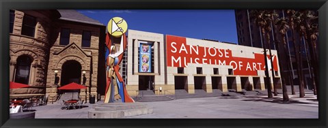 Framed San Jose Museum Of Art, San Jose, California Print